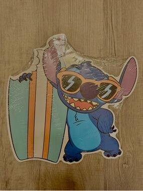 Disney Lilo & Stitch Premium Wall Decor Surfboard Sunglasses Kidcore  NWT USA